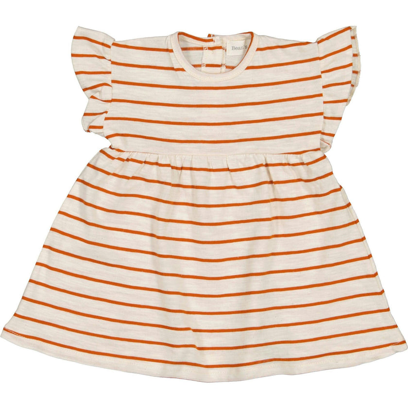 Striped Short Sleeve Dress