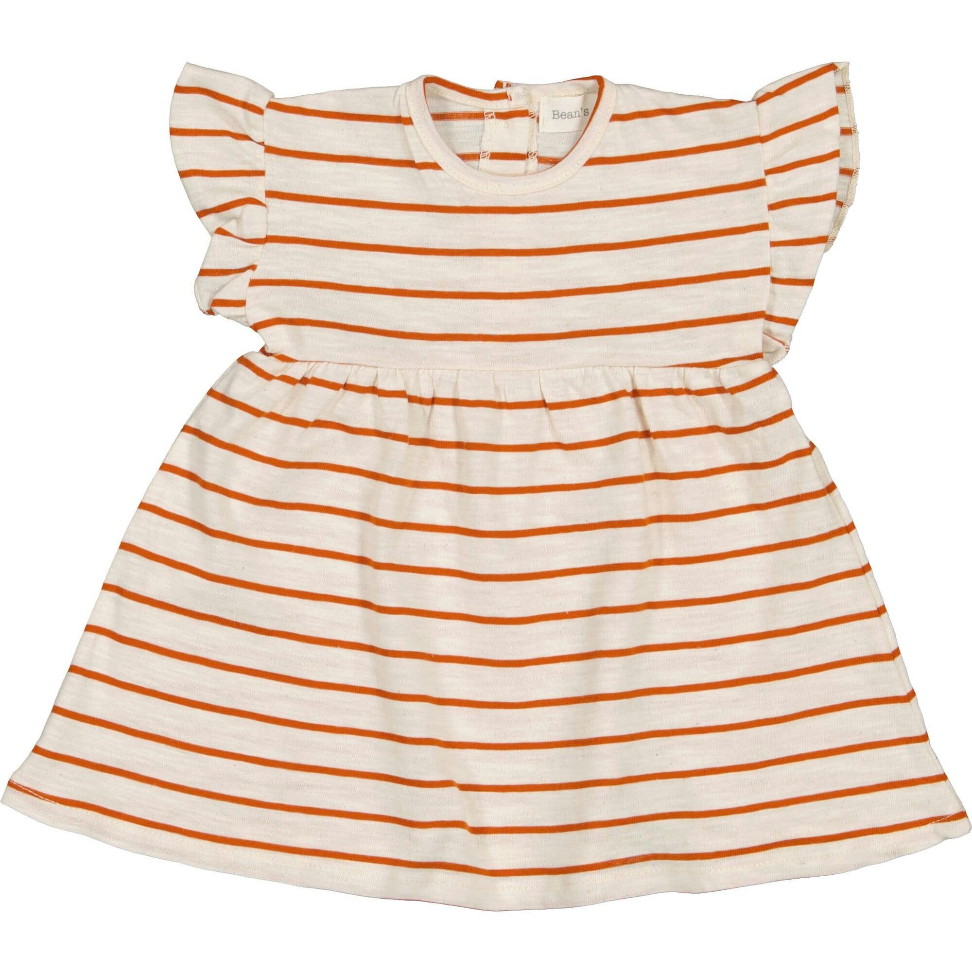 Striped Short Sleeve Dress