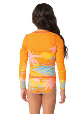 Maaji Sunlit Palms Odyssey Girls Rashguard Set