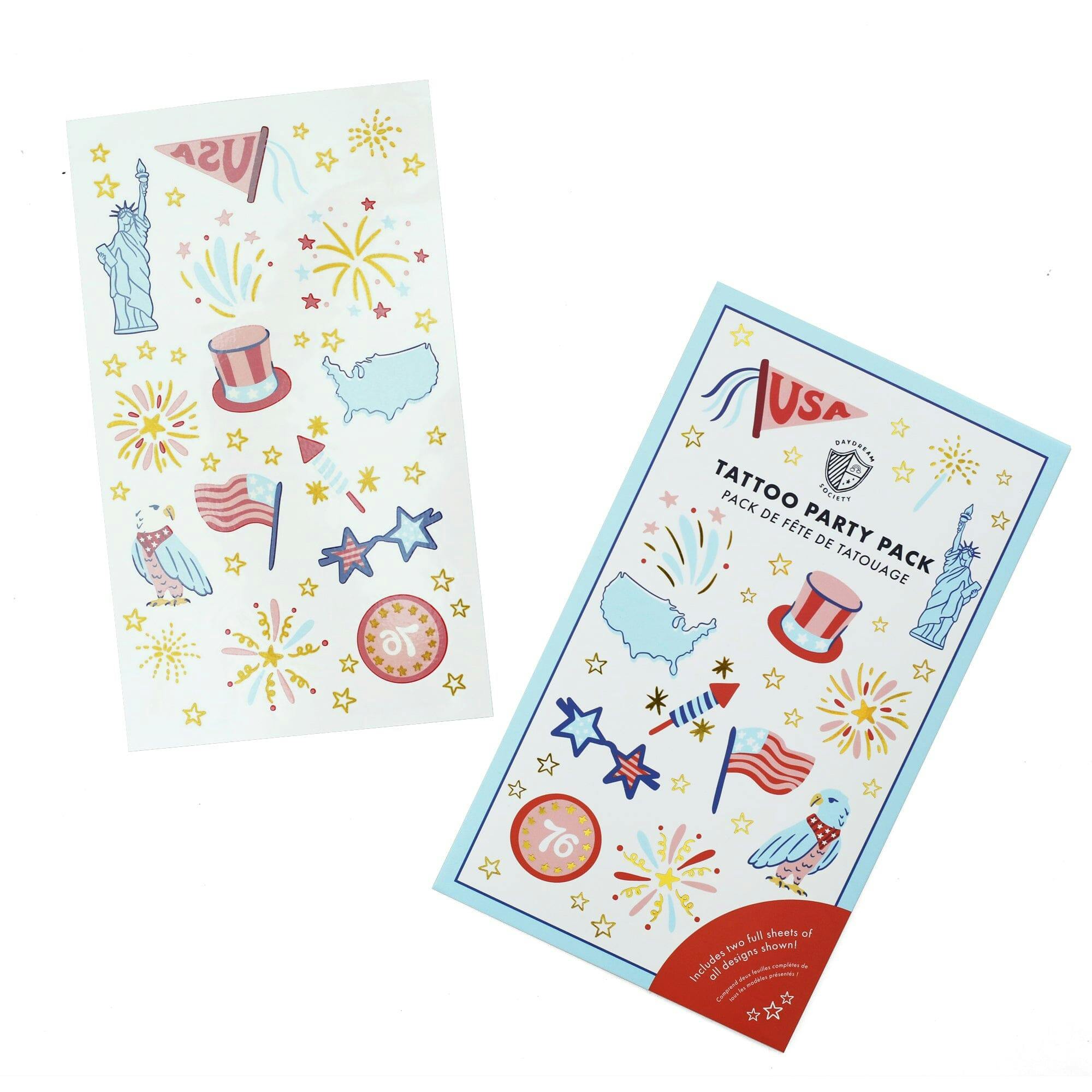 Patriotic Tattoo Party Pack