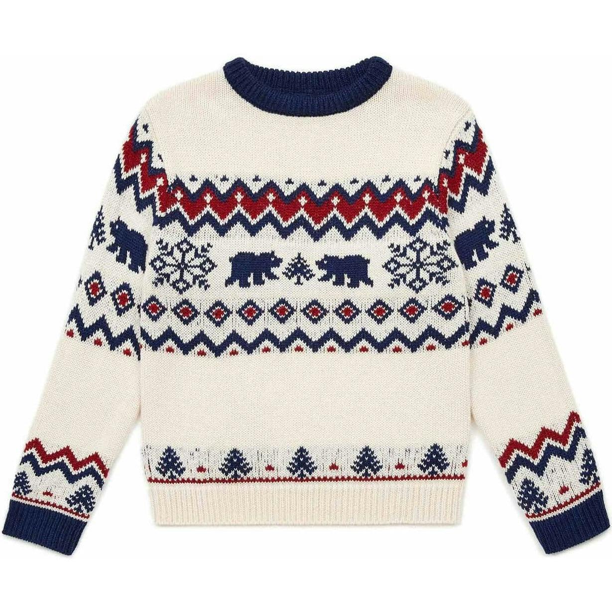 BONTON Winter Bear Jacquard Sweater