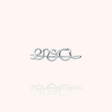 Women's Personalized Ear Cuff, Silver 925
