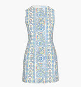 The Viola Dress - Blue Corsica Paisley
