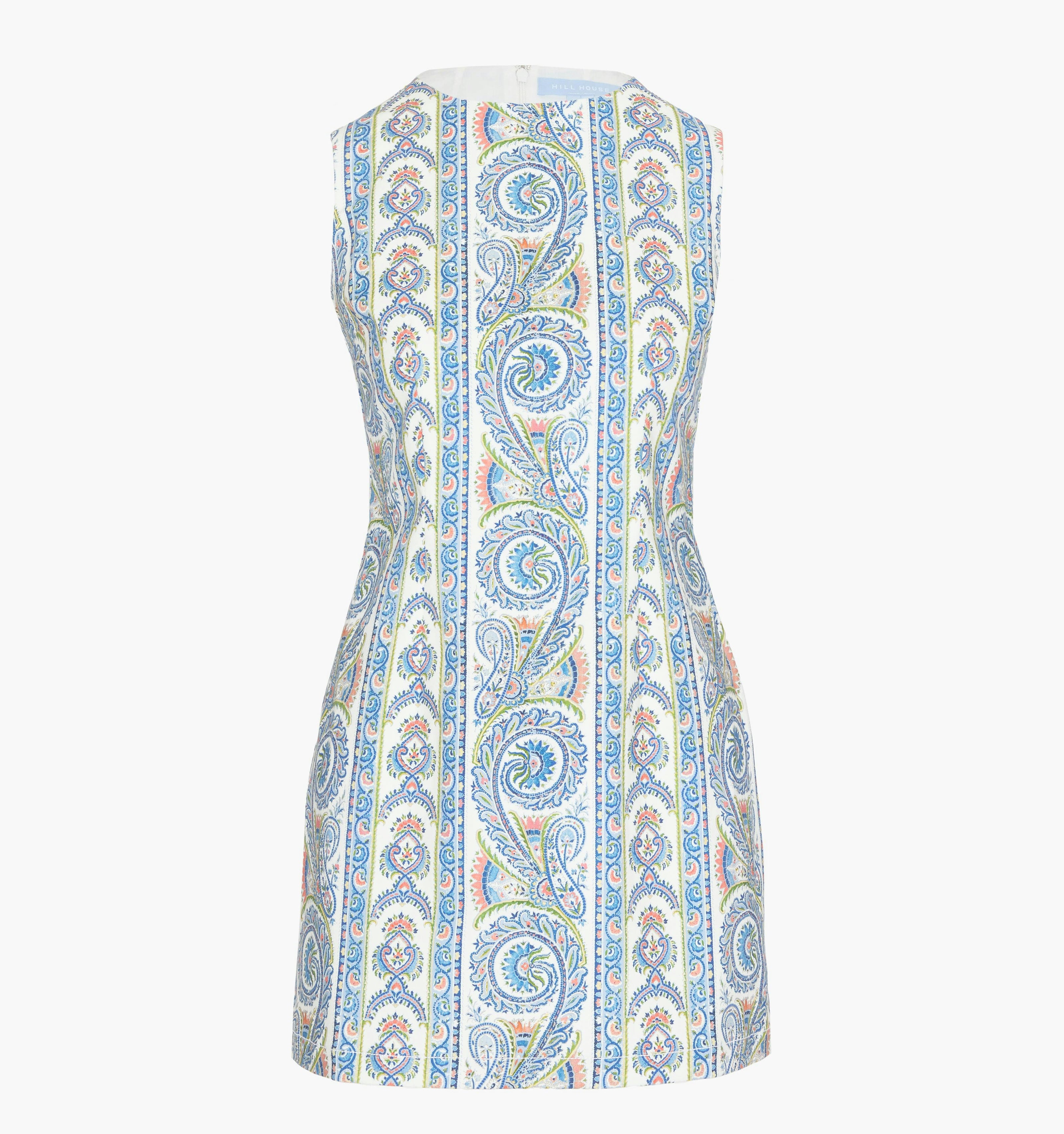 The Viola Dress - Blue Corsica Paisley
