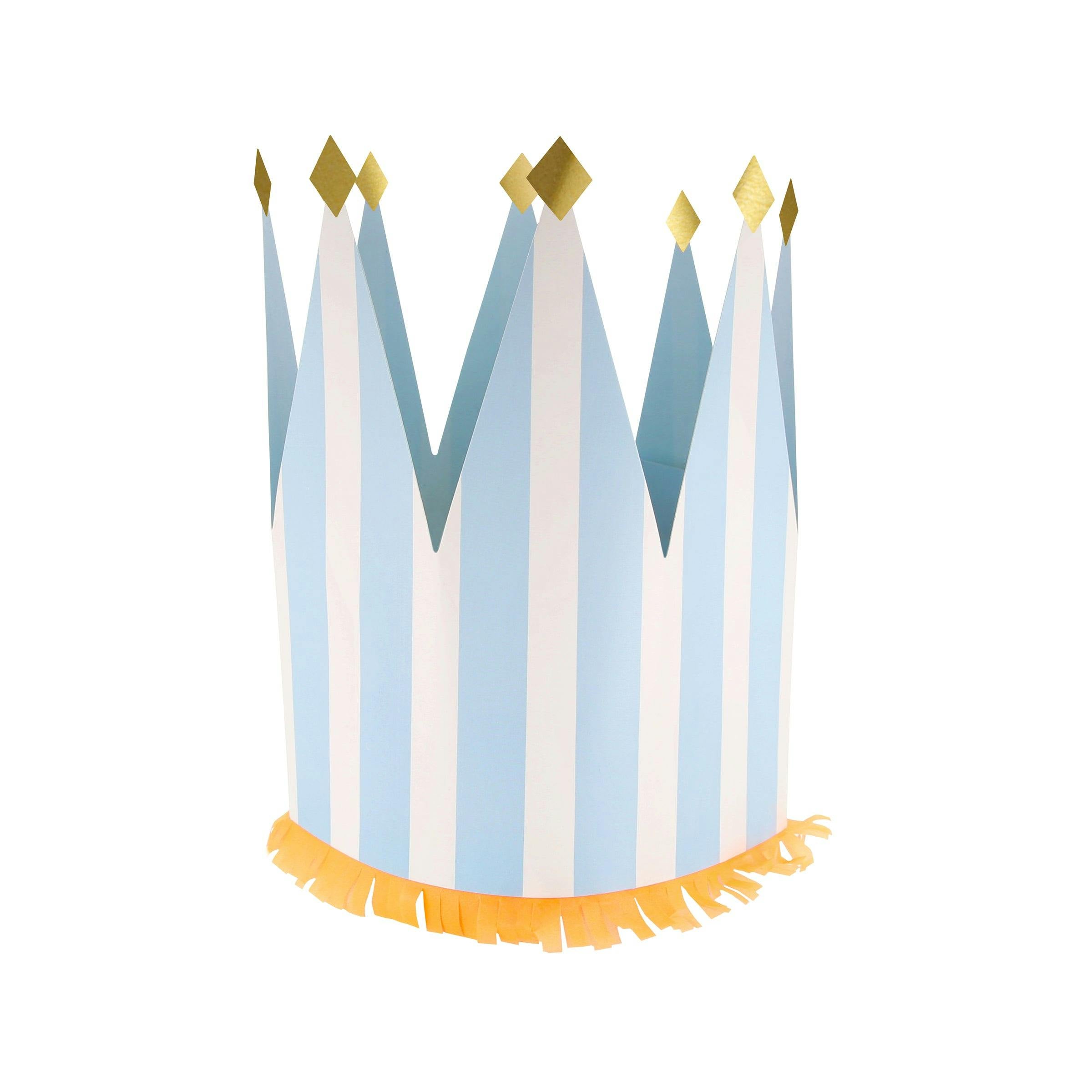 Striped Party Crowns