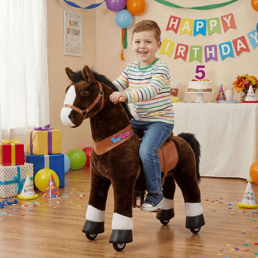 Model U® Horse Ride-On Toy Age 3–4 – Chocolate