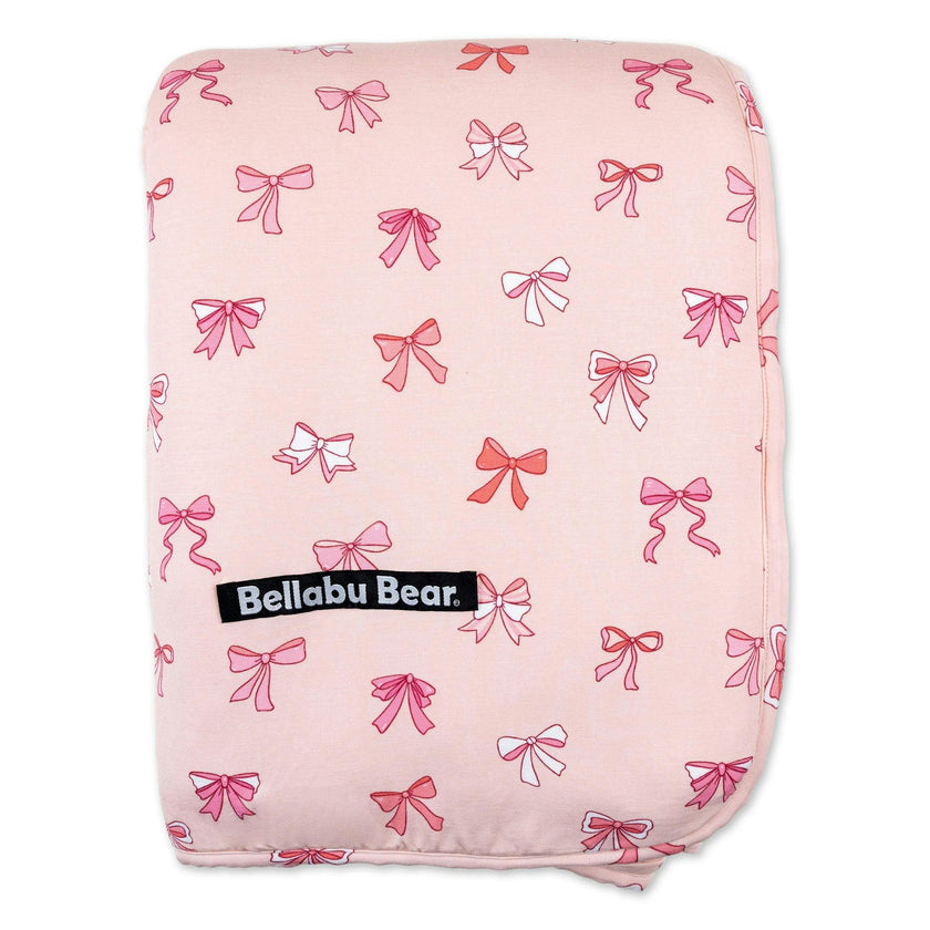 Take A Bow Bamboo Sherpa Blanket