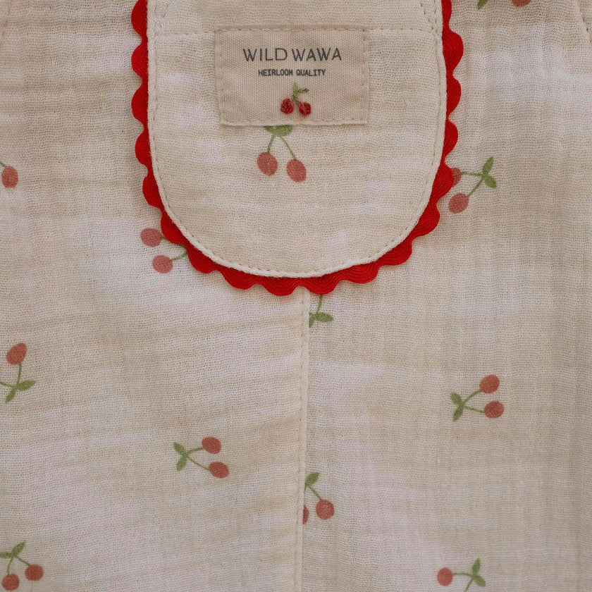 Isola Romper in Cherry