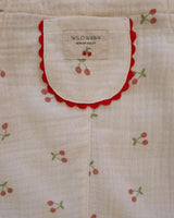 Isola Romper in Cherry