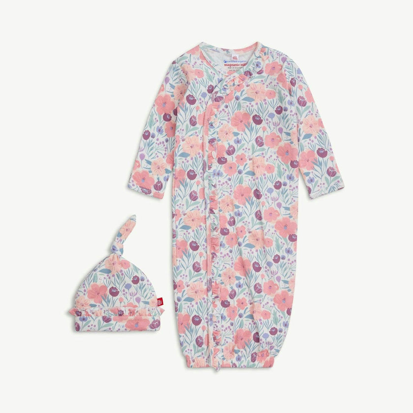 Magnetic Open Bottom Gown & Hat Set