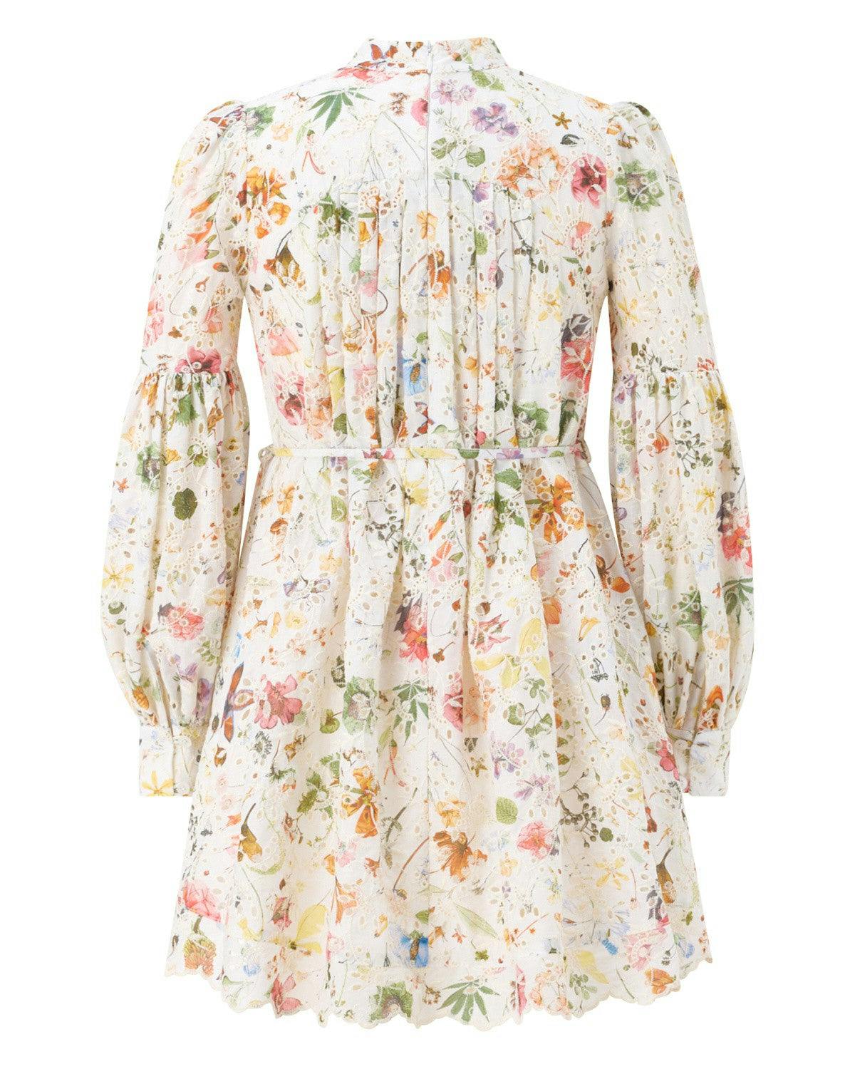 Christina Embroidered Mini Dress