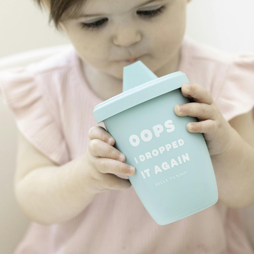 Oops I Dropped It Again 3-Piece Happy Silicon Sippy Cup