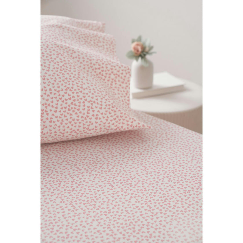 Luxe Premium Percale Bed Sheets in Sweethearts