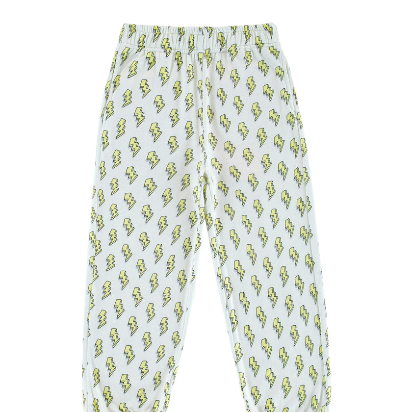 Soft Fleece Jogger, Yellow Lightning