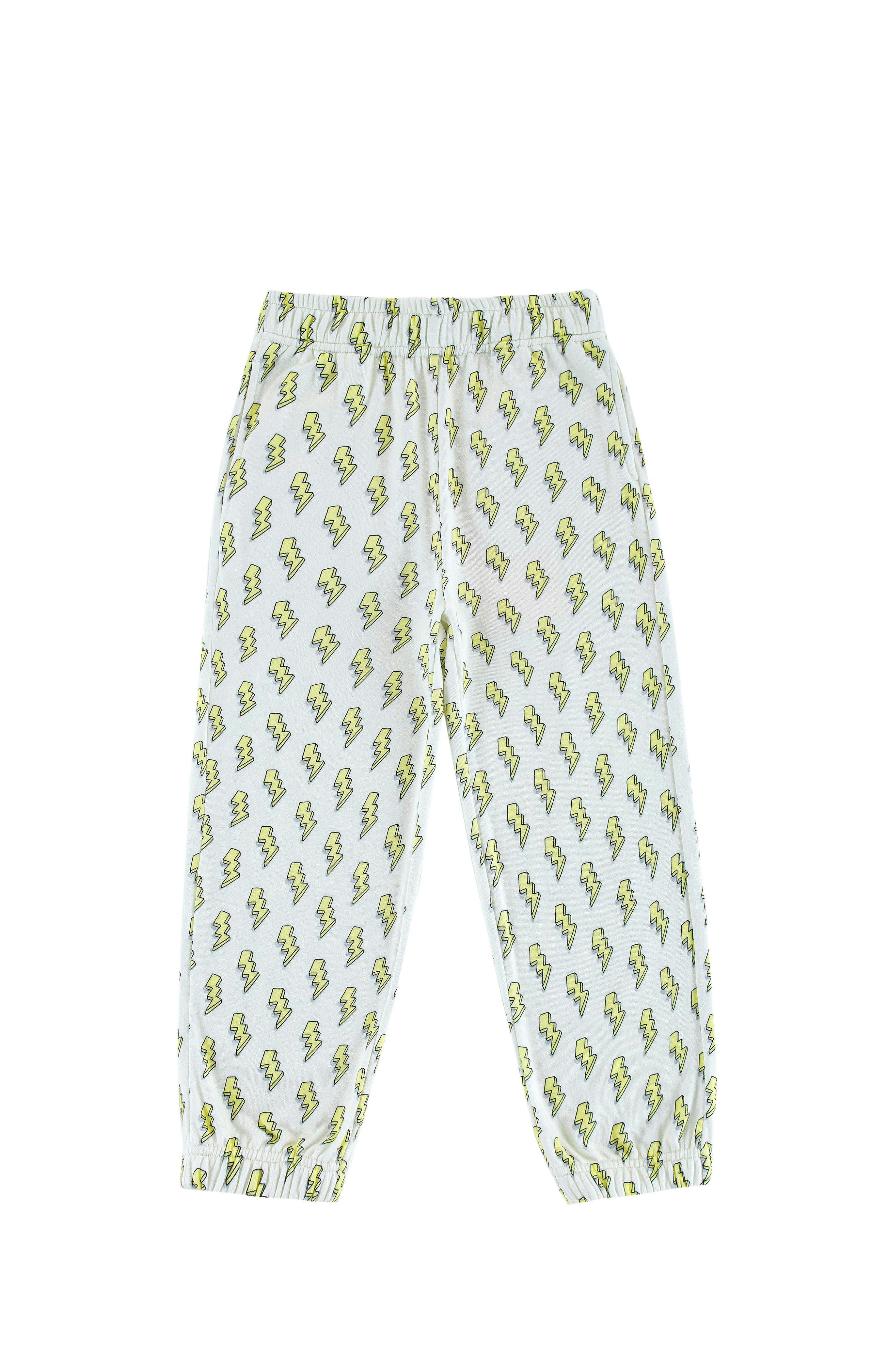 Soft Fleece Jogger, Yellow Lightning