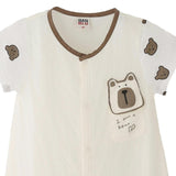 Cream Bear Romper