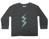Kids Long Sleeve Shirt - Camo Bolt