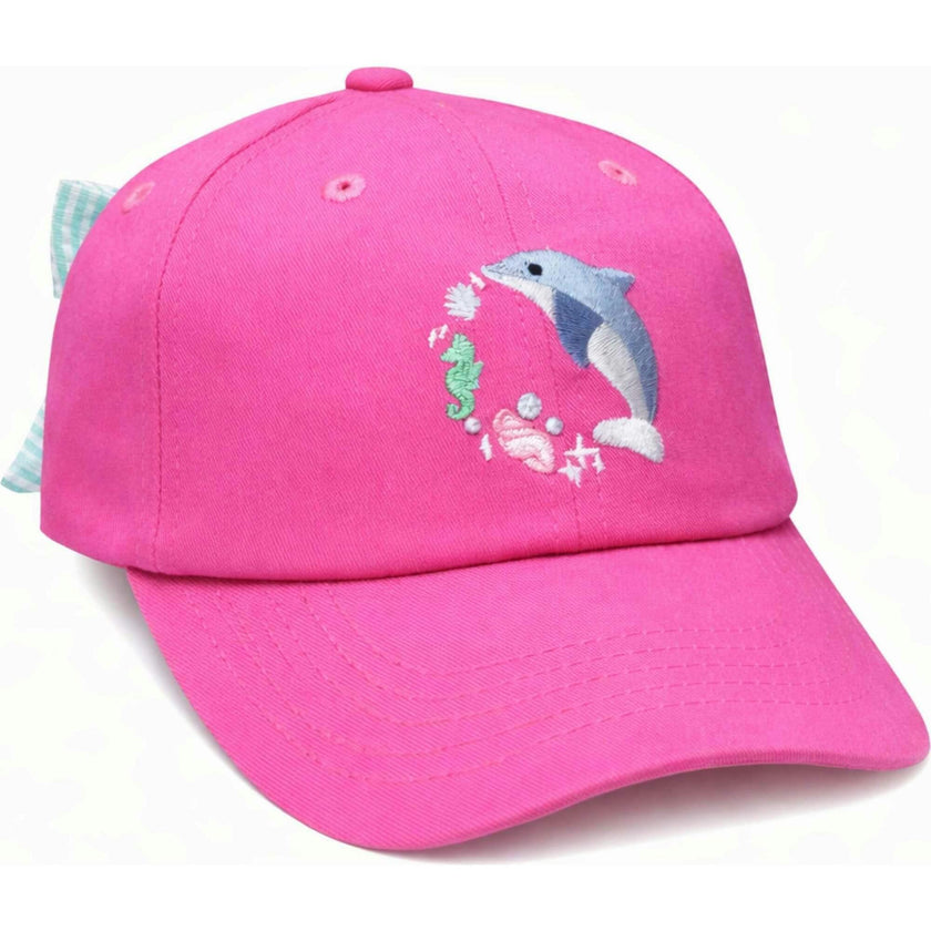 Dolphin Daydream Bow Baseball Hat