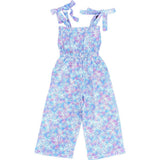 Tropical Palms Pink Jumpsuit