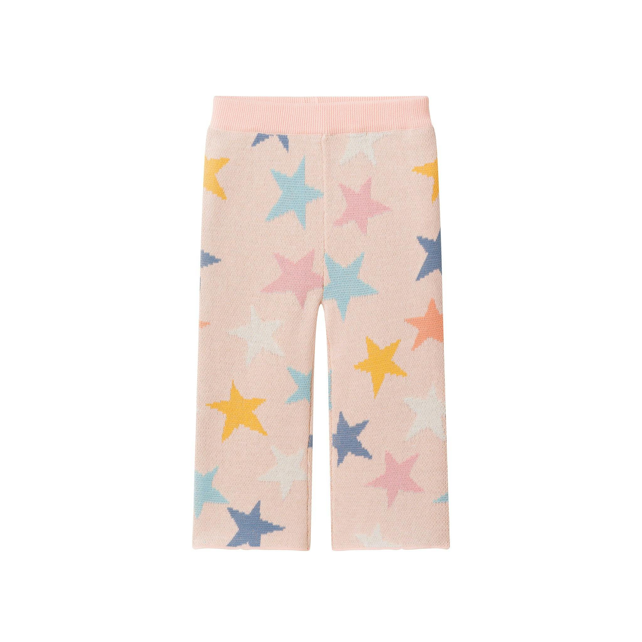 Infant Girls 3-Piece Sweater Set | Pastel Stars - Pink