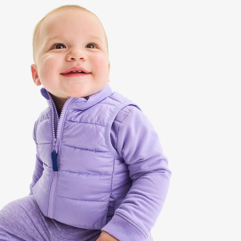 Baby lightweight puffer vest