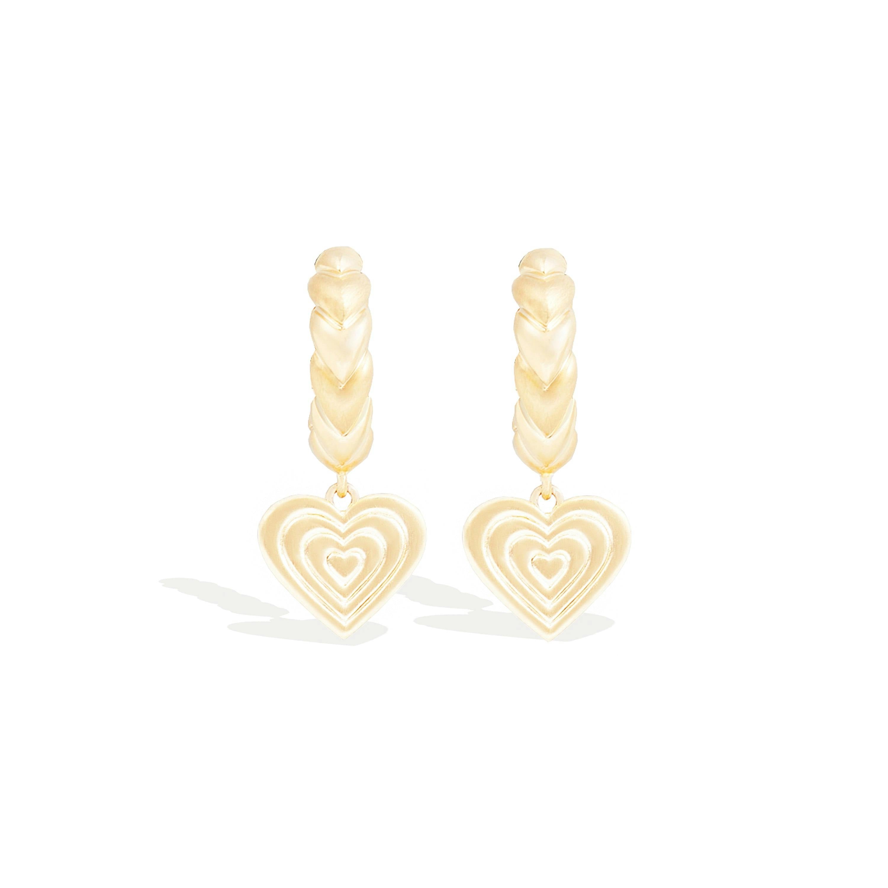 Juju Heart Charm Huggie