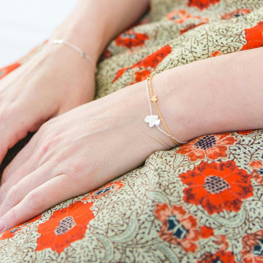Our Hearts Beat As One Mother Bracelet