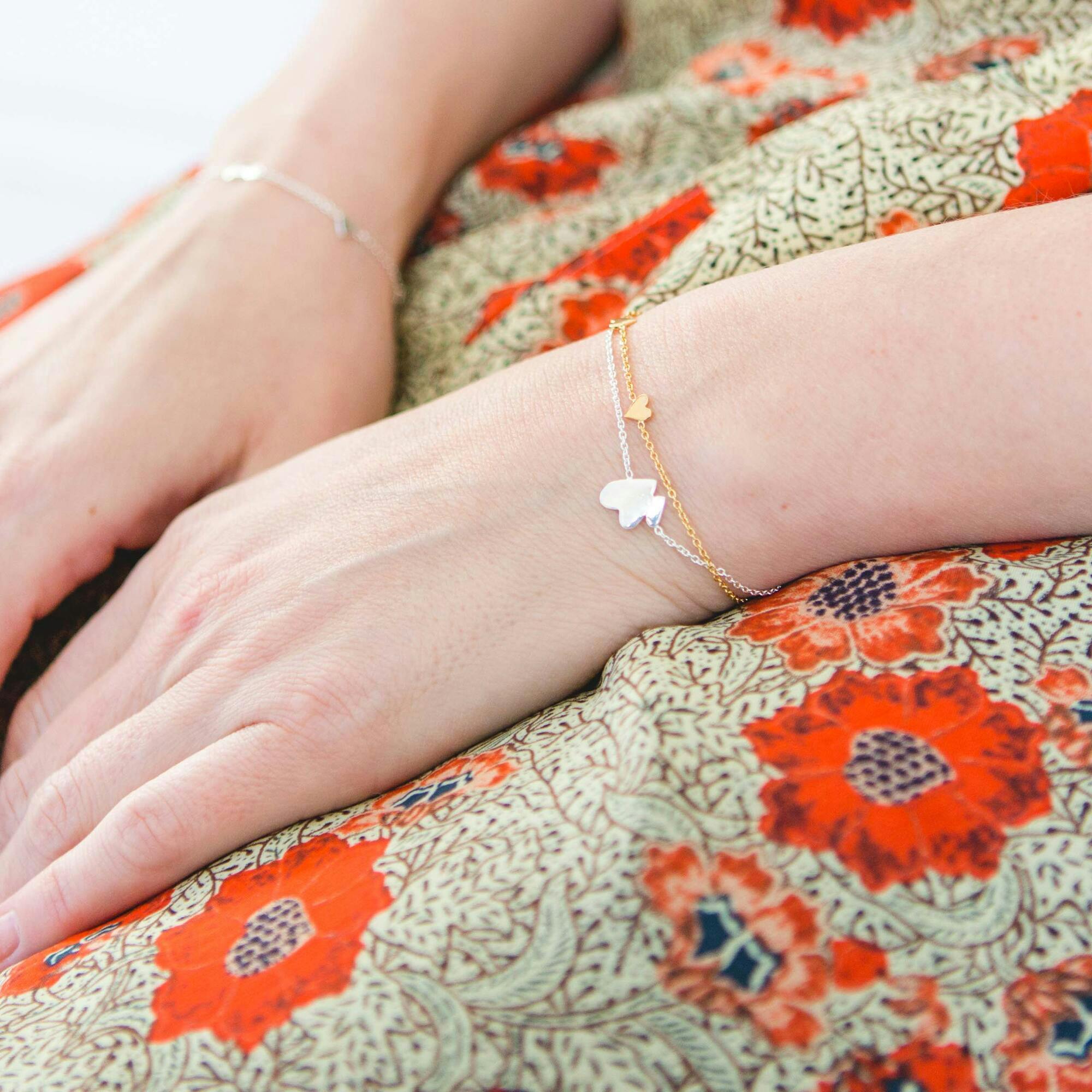 Our Hearts Beat As One Mother Bracelet
