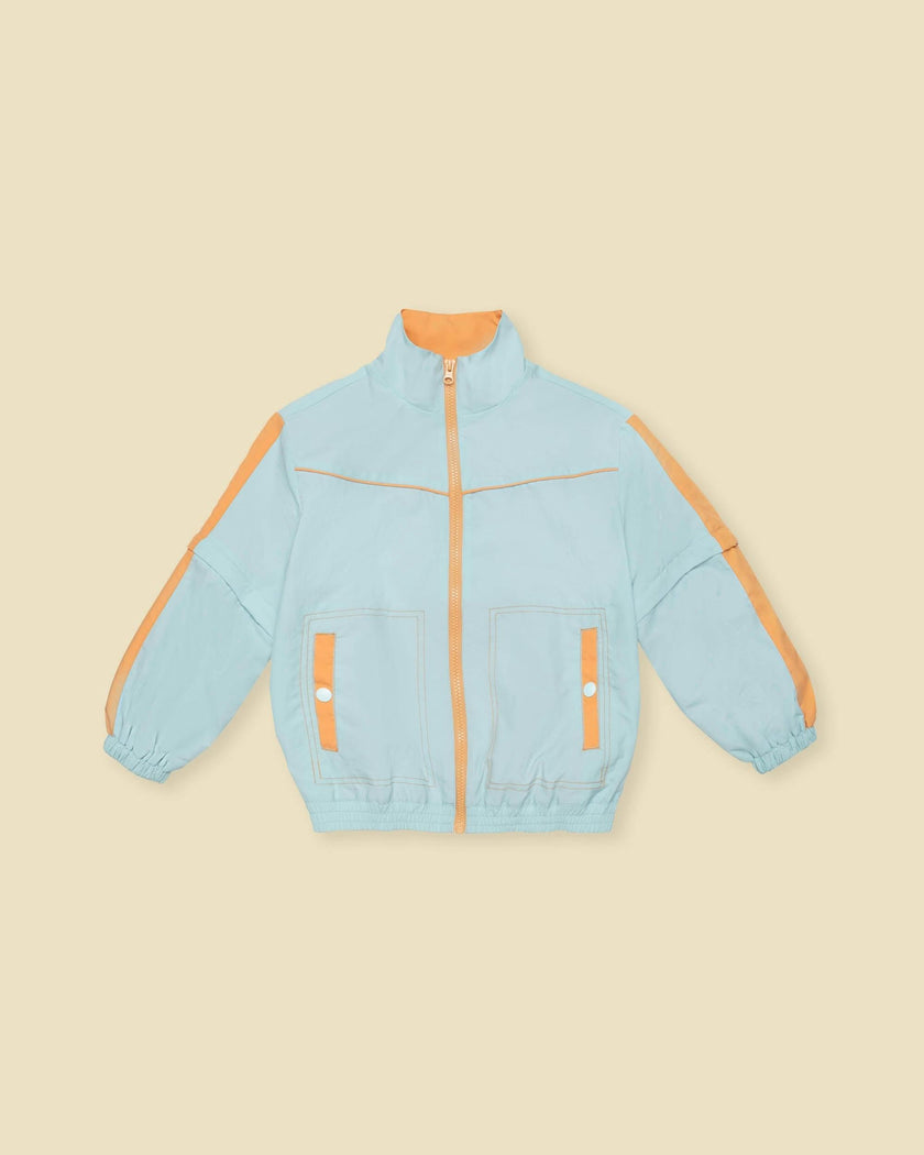 Zipper Windbreaker in Cotton Candy