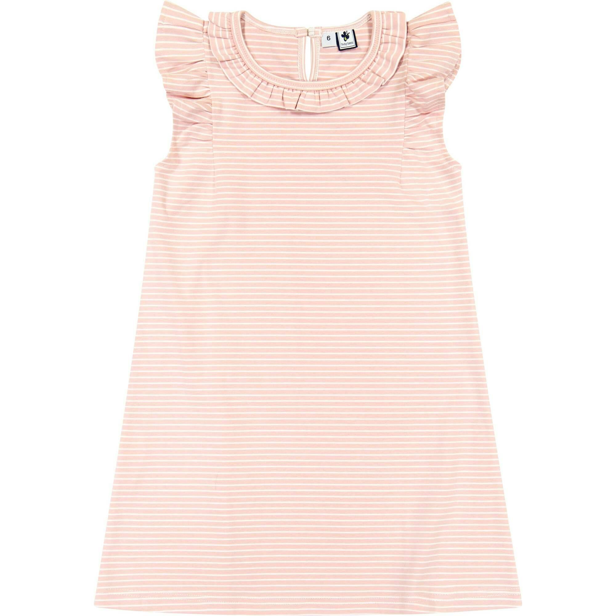 Collette Ruffle Sleeve Dress, Stripes