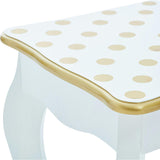 Teamson Kids Wooden Polka Dot 2-pc. Play Vanity