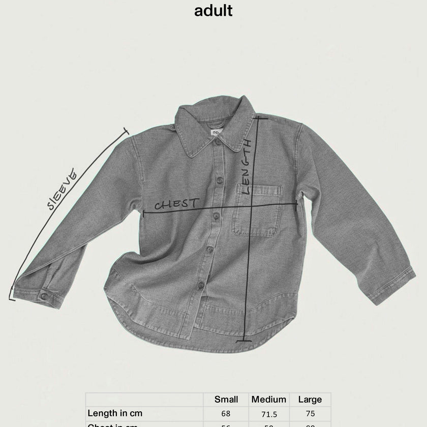 Adult Jagger Apple Green Cord Overshirt