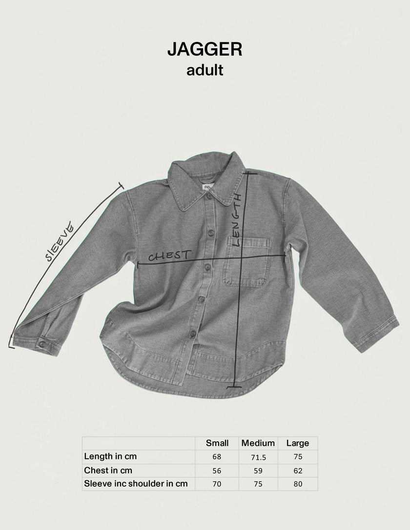 Adult Jagger Rust Cord Overshirt