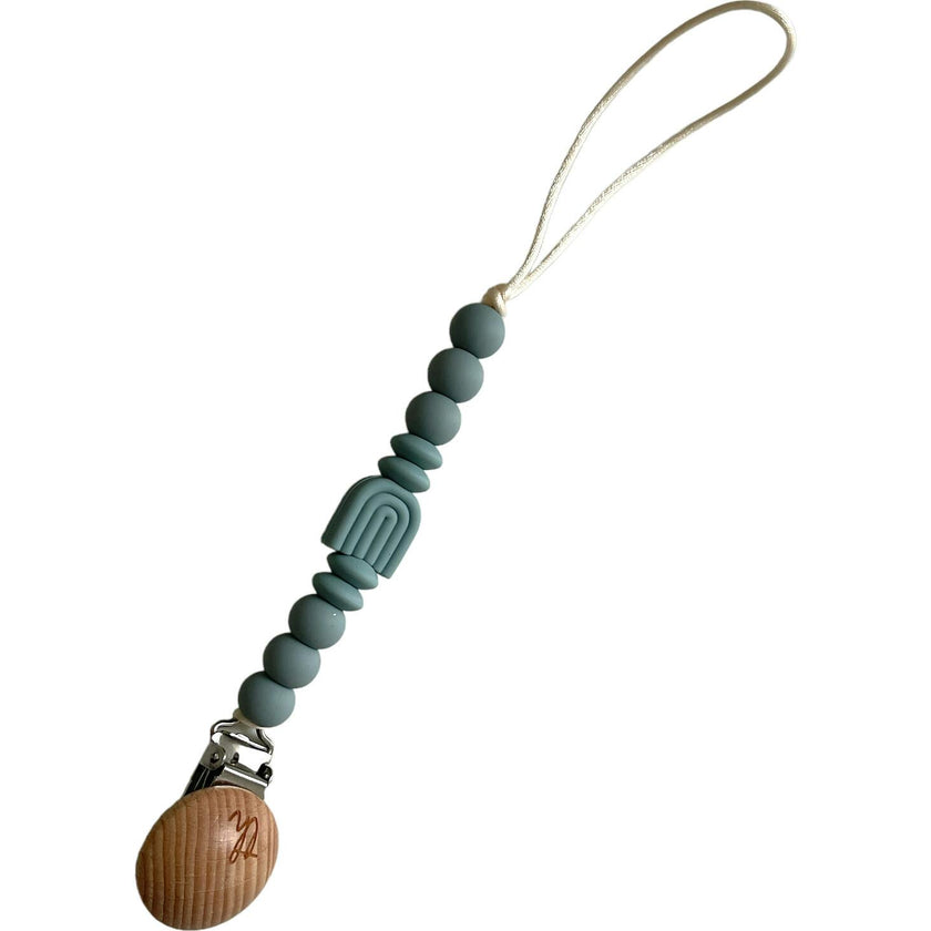 Rainbow Pacifier And Toy Clip