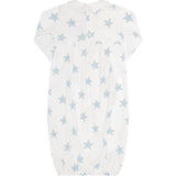 Blue Stars Print Gown