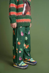VEGETABLE QUILTED PANTS GREEN