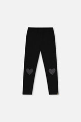 Organic Cotton Leggings Black
