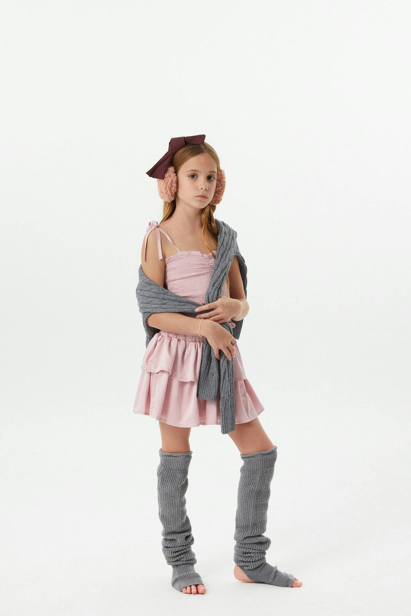 Willow Mauve Satin Skort