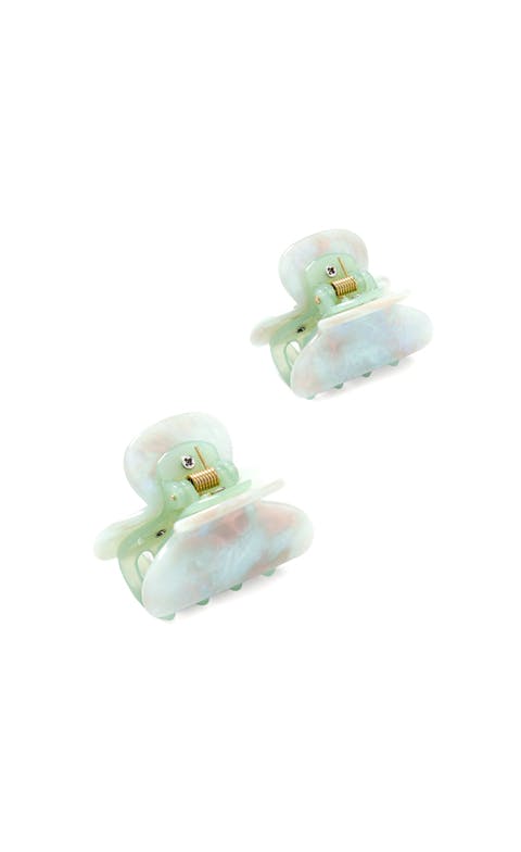 Twin Heirloom Claws in Astral Mint
