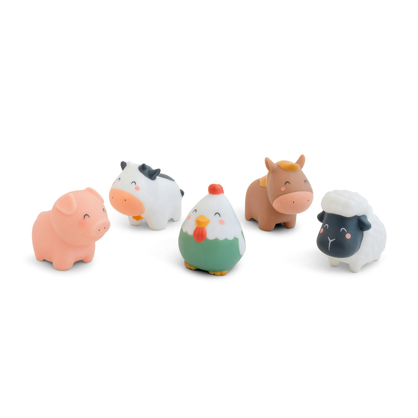 Funny Farm XL Cape Towel & Bath Toy Set