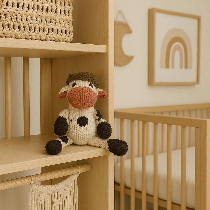 Wool Knit Buddy  | Willa the Cow