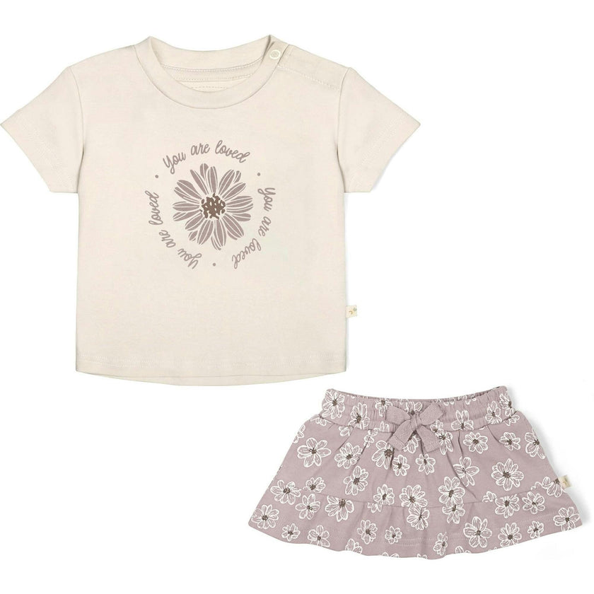 Organic Boxy Tee and Skort