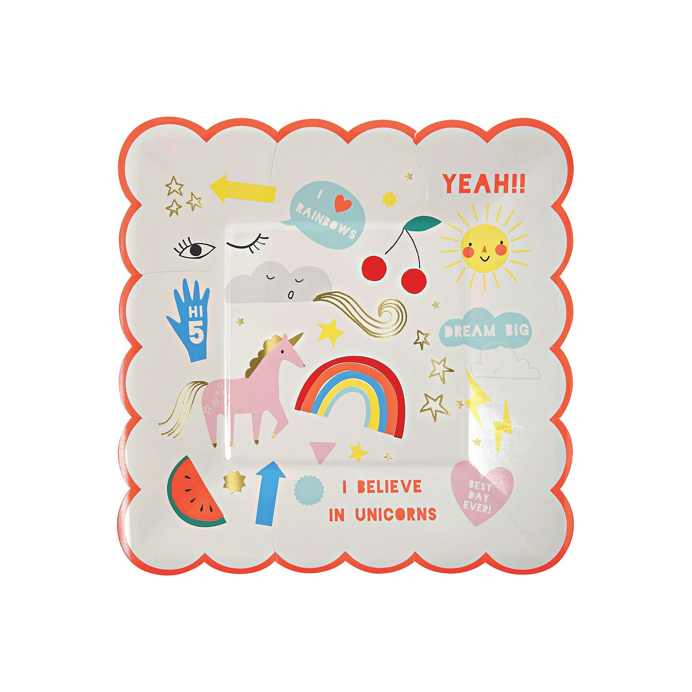 Rainbow & Plates