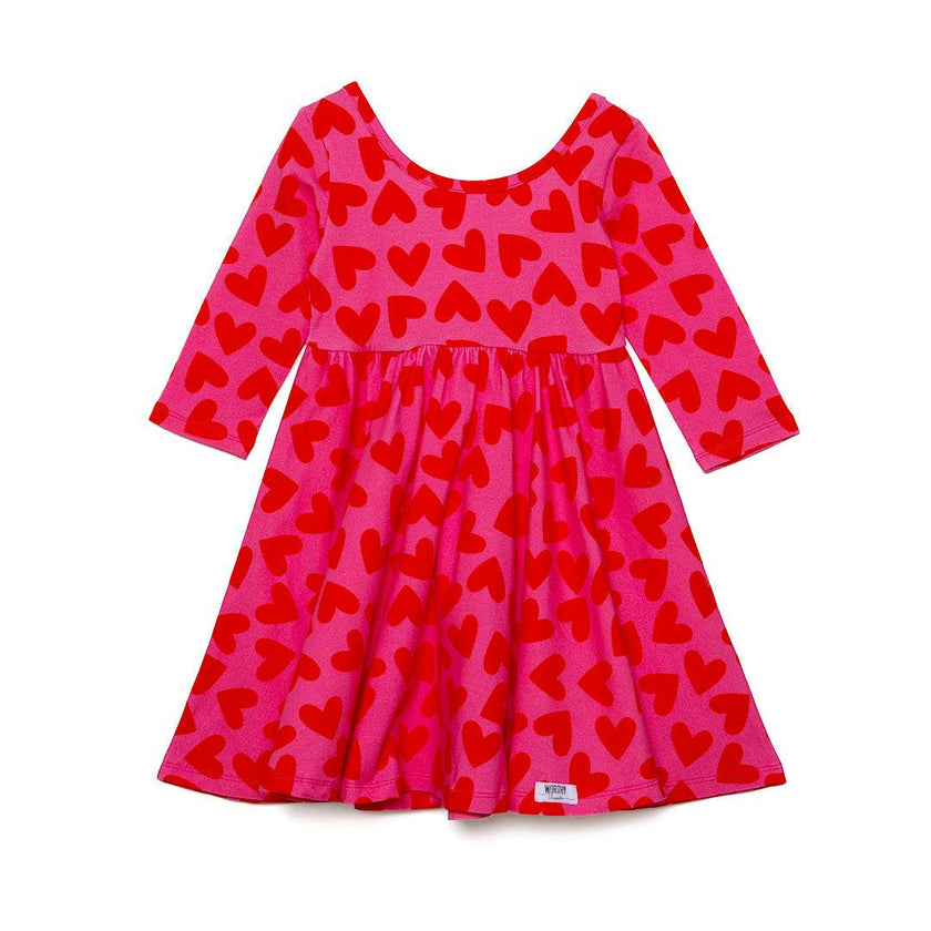 Twirly Dress in Hearts
