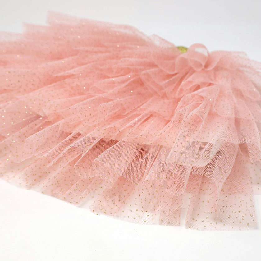 Gold Band Layered Frill Tutu Skirt