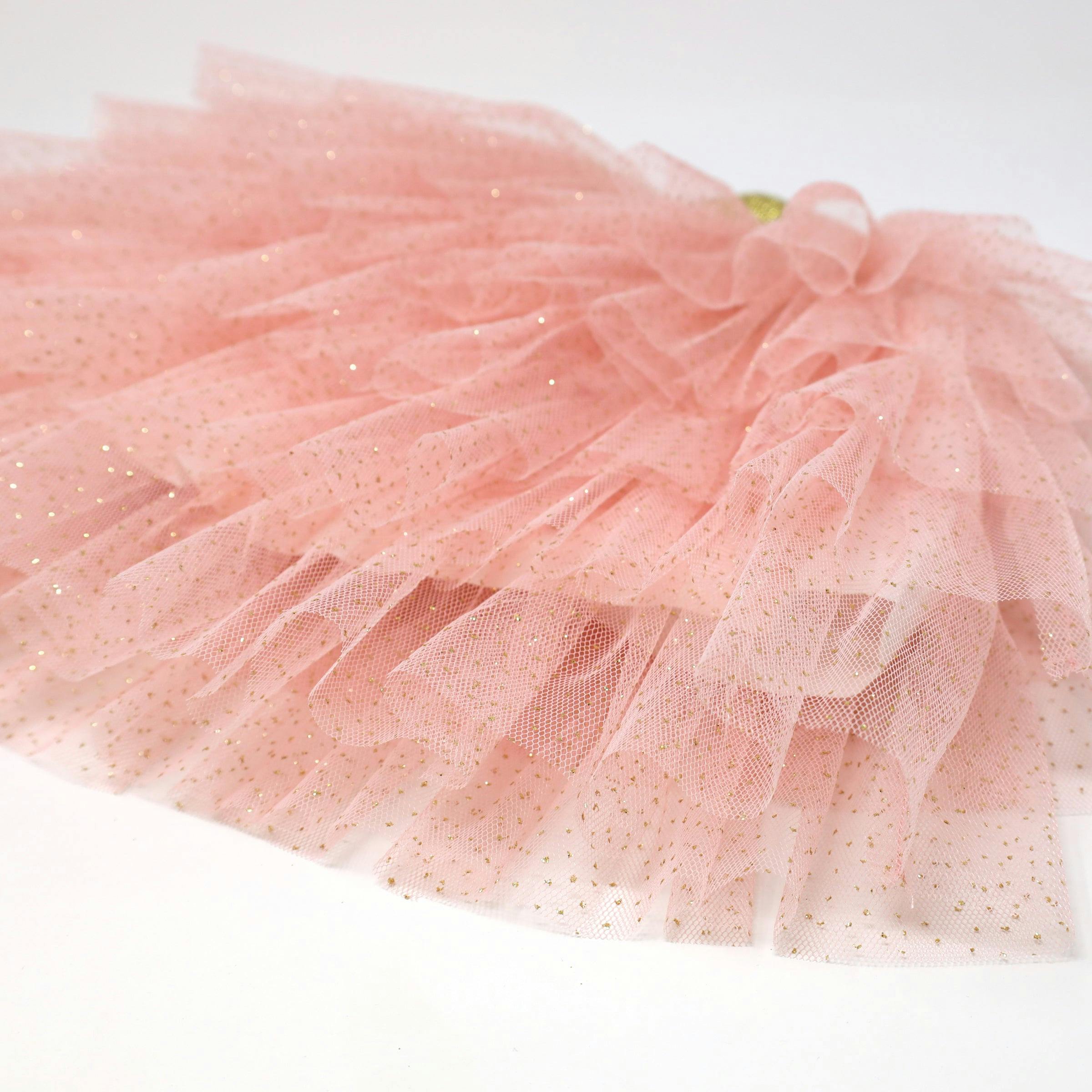 Gold Band Layered Frill Tutu Skirt