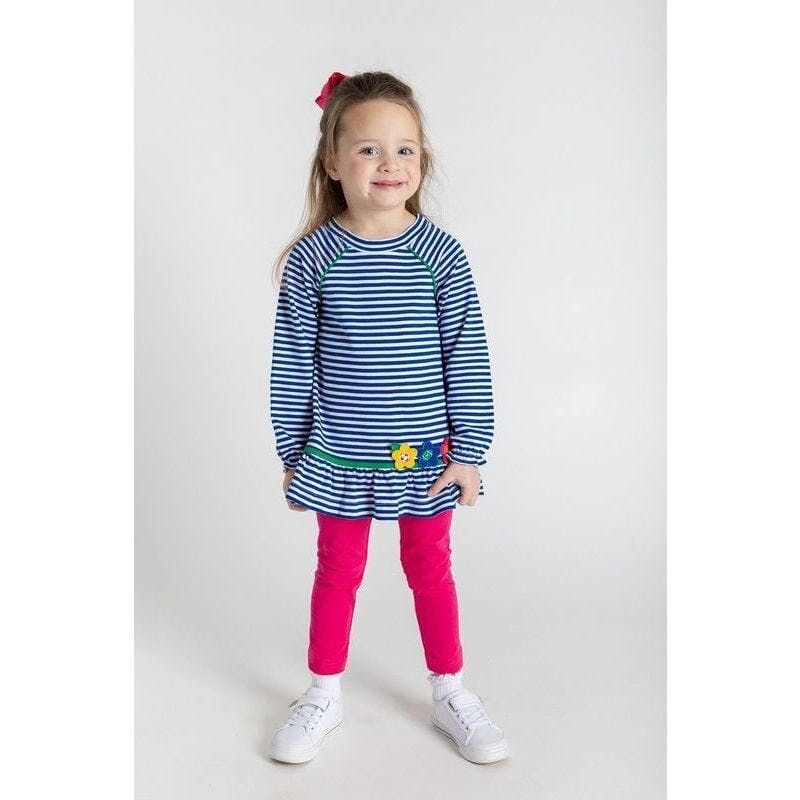Knit Set With Flowers