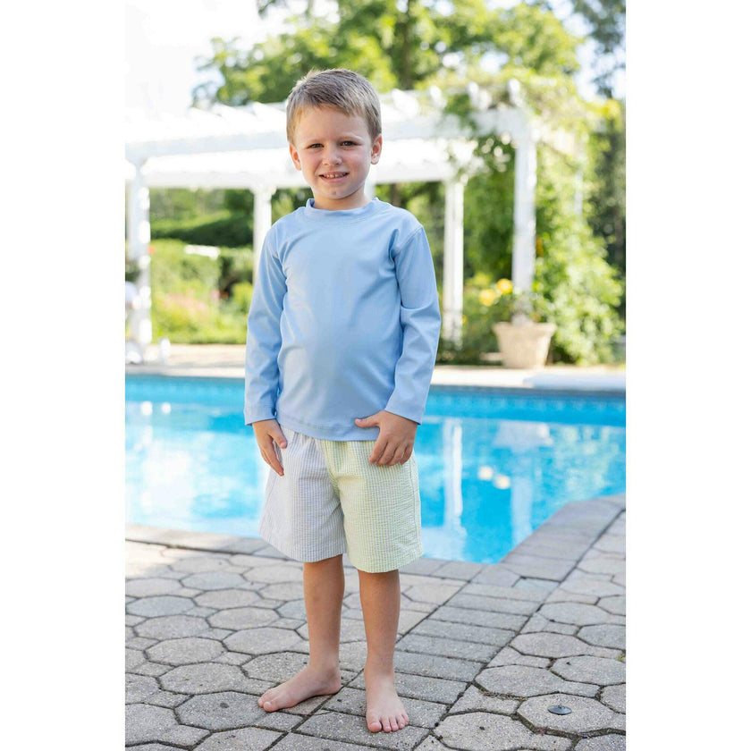 Blue Long Sleeve Rashguard