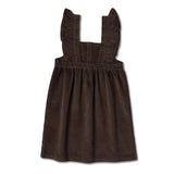 Organic Ruffle Corduroy Dress