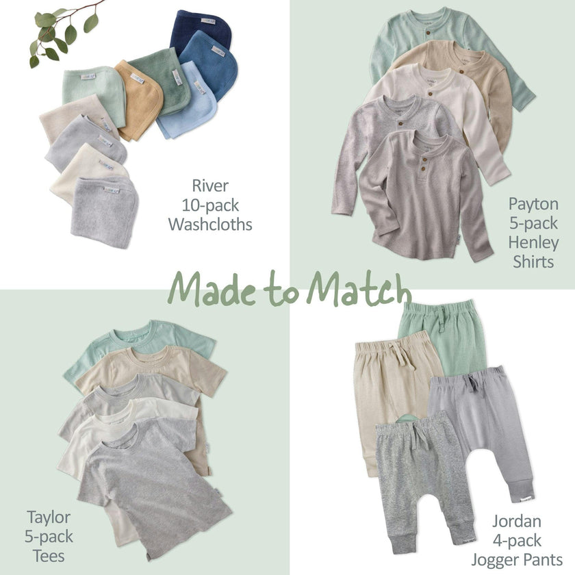 PAYTON 5-Pack Waffle Henleys